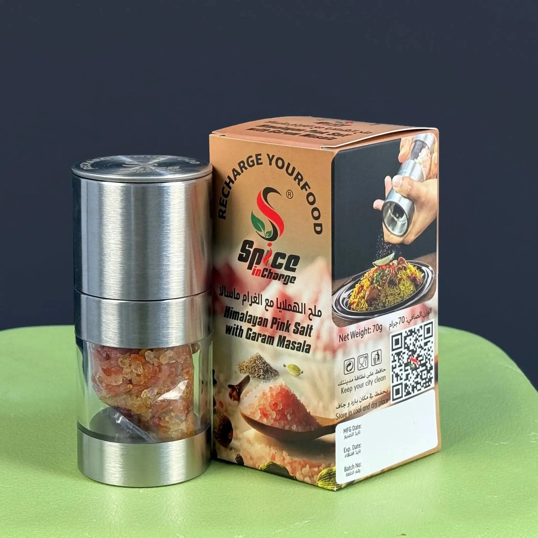 Himalayan Pink Salt with Herbal Fusion 70g Spice In Charge