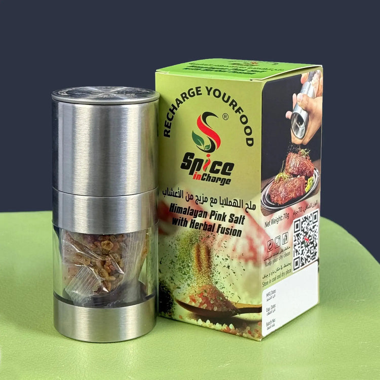 Himalayan Pink Salt with Herbal Fusion 70g Spice In Charge